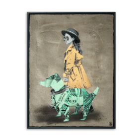 Golden Spoon // Nr. 3/max. 5 // Streetfiction Serie // 80cm h x 60cm b // 11/2025 // WVZ. Nr.197 // 2400€ (available at seiLeise Gallery)